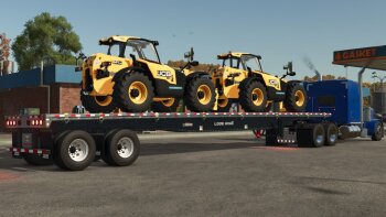 Lode King Flatbed Aluminium для Farming Simulator 2025
