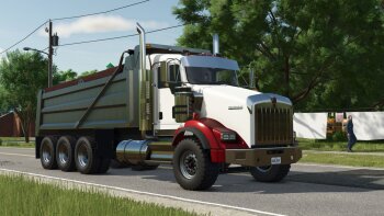 Kenworth T800 Dumper для Farming Simulator 2025