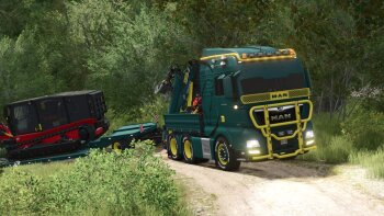 MAN TGX Semi-truck Pack для Farming Simulator 2025