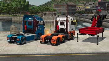 MAN TGX Semi-truck Pack для Farming Simulator 2025