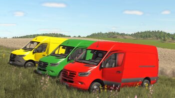 Mercedes-Benz Sprinter 2021 для Farming Simulator 2025