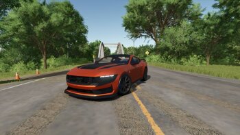 2024 Ford Mustang Dark Horse для Farming Simulator 2025