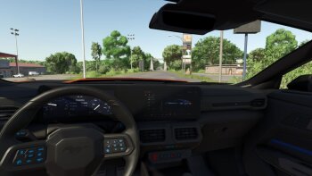 2024 Ford Mustang Dark Horse для Farming Simulator 2025