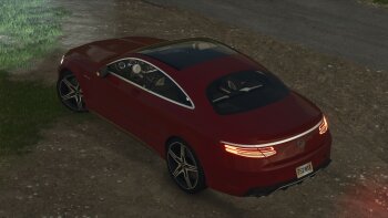 Mercedes-Benz S500 Coupe для Farming Simulator 2025