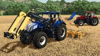 New Holland T8 Frontloader для Farming Simulator 2025