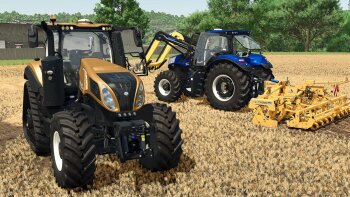New Holland T8 Frontloader для Farming Simulator 2025
