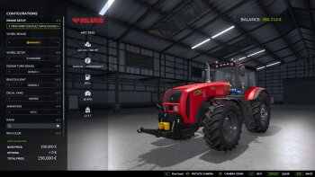 Беларус 3522 для Farming Simulator 2025
