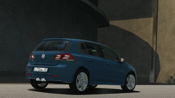 Volkswagen Golf 6R 2010 для Car City Driving (1.5.9.2)