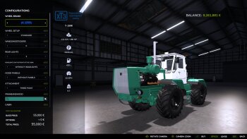 HTZ T150K Edit для Farming Simulator 2025