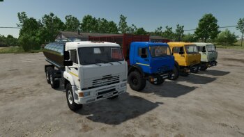 КамАЗ 6x6 для Farming Simulator 2025