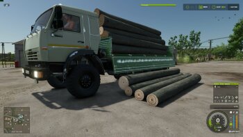 КамАЗ 6x6 для Farming Simulator 2025