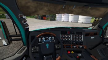Kenworth T880 Rollback для Farming Simulator 2025