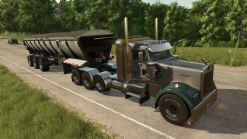 Kenworth W900L для Farming Simulator 2025