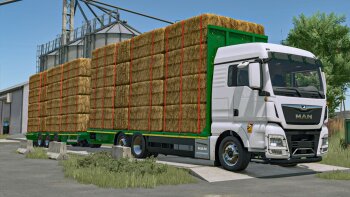 MAN TGX 6x2 Straw Bale для Farming Simulator 2025