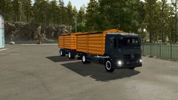 Mercedes-Benz Antos Grain 4x2 для Farming Simulator 2025