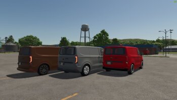 Volkswagen Transporter T7 для Farming Simulator 2025