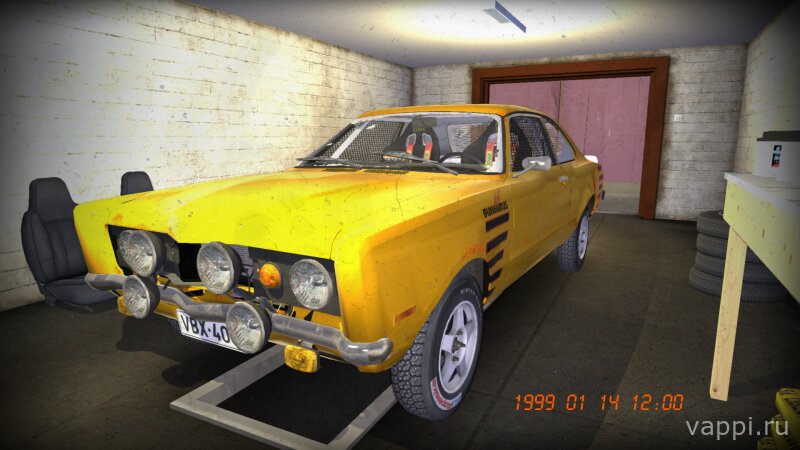 Желтый Corris Rivet Rally c пройденным техосмотром и настроенным двигателем