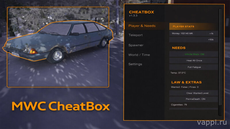MWC CheatBox