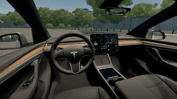 2021 Tesla Model Y для Car City Driving (1.5.9.2)