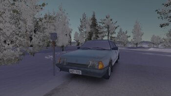 Мод "Подогреватель двигателя около дома" для My Winter Car