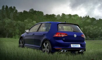 2014 Volkswagen Golf R для Car City Driving (1.5.9.2)