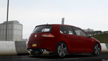 2014 Volkswagen Golf R для Car City Driving (1.5.9.2)
