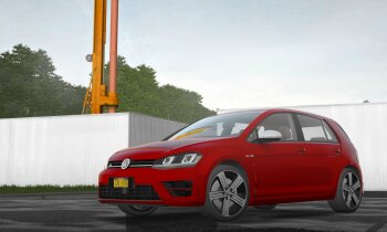 2014 Volkswagen Golf R для Car City Driving (1.5.9.2)