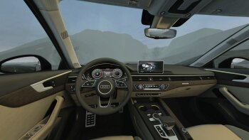 2017 Audi A4 (B9) 2.0 TSFI Quattro для Car City Driving (1.5.9.2)
