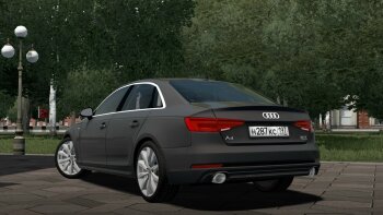 2017 Audi A4 (B9) 2.0 TSFI Quattro для Car City Driving (1.5.9.2)