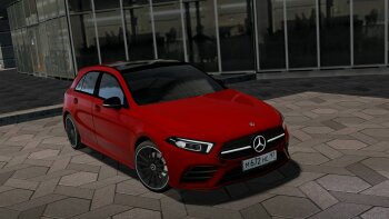 2018 Mercedes-Benz A-Class для Car City Driving (1.5.9.2)