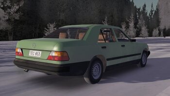 Мод "1987 Machtwagen 300D" для My Winter Car
