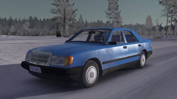 Мод "1987 Machtwagen 300D" для My Winter Car