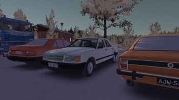 Мод "1987 Machtwagen 300D" для My Winter Car