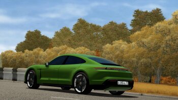 2021 Porsche Taycan Turbo S для Car City Driving (1.5.9.2)