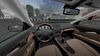 Mercedes-Benz W211 E55 AMG V2 для Car City Driving (1.5.9.2)