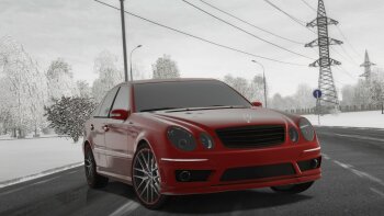 Mercedes-Benz W211 E55 AMG V2 для Car City Driving (1.5.9.2)