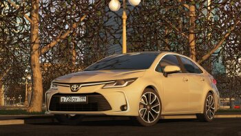 Toyota Corolla Sedan 2019 для Car City Driving (1.5.9.2)
