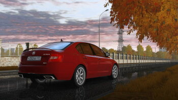 Skoda Octavia RS 2017 для Car City Driving (1.5.9.2)