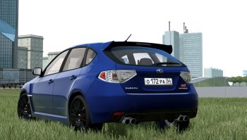 Subaru Impreza WRX STI 2008 для Car City Driving (1.5.9.2)